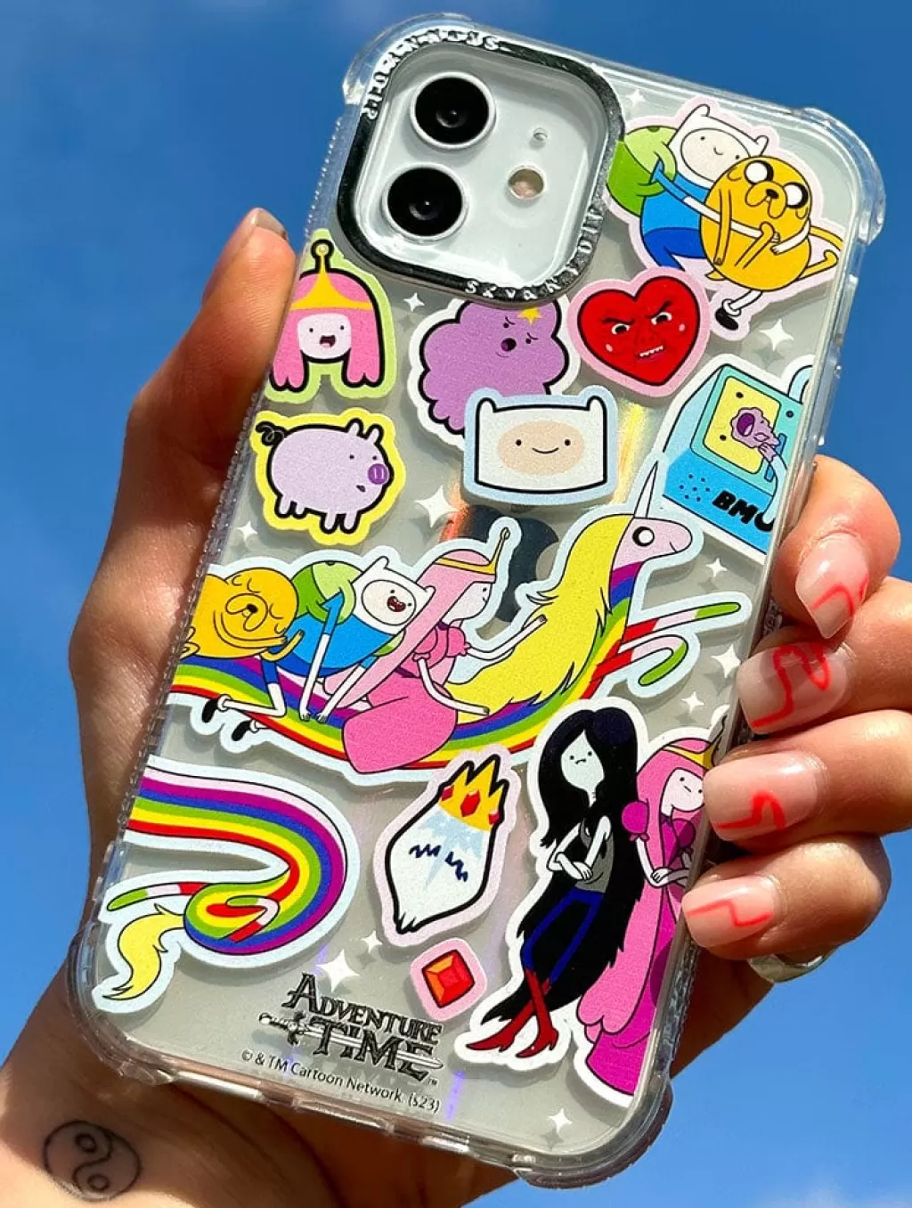 iPhone XR / 11 Cases | iPhone X/XS / 11 Pro Cases-Skinnydip London Adventure Time Sticker IPhone Case | Adventure Time Phone Case