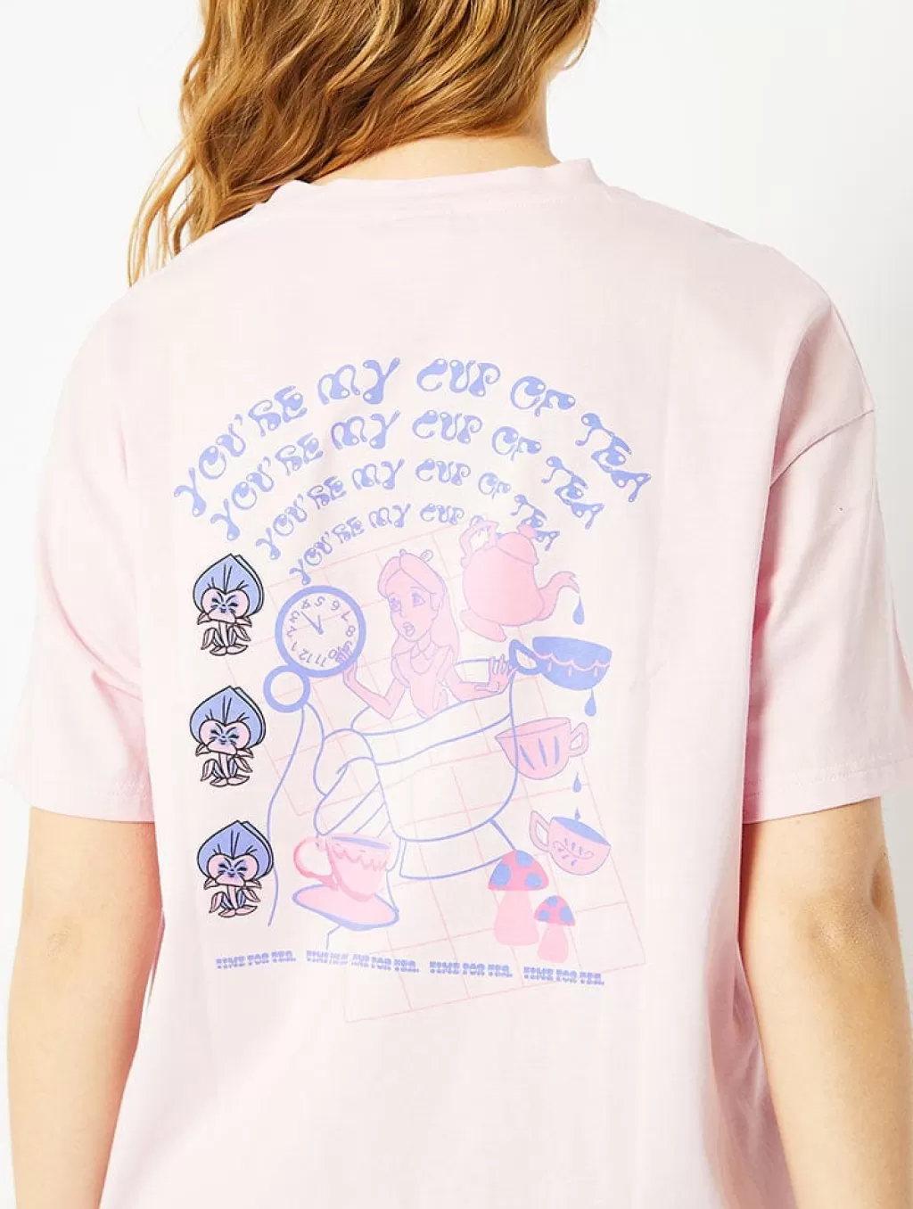 Tops & T-Shirts | Loungewear-Skinnydip London Alice In Wonderland Tea T-Shirt | Disney T-Shirts |