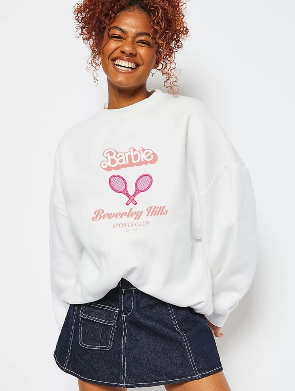 Loungewear | Hoodies & Sweatshirts-Skinnydip London Barbie Beverley Hills Club Sweatshirt | Clothing |