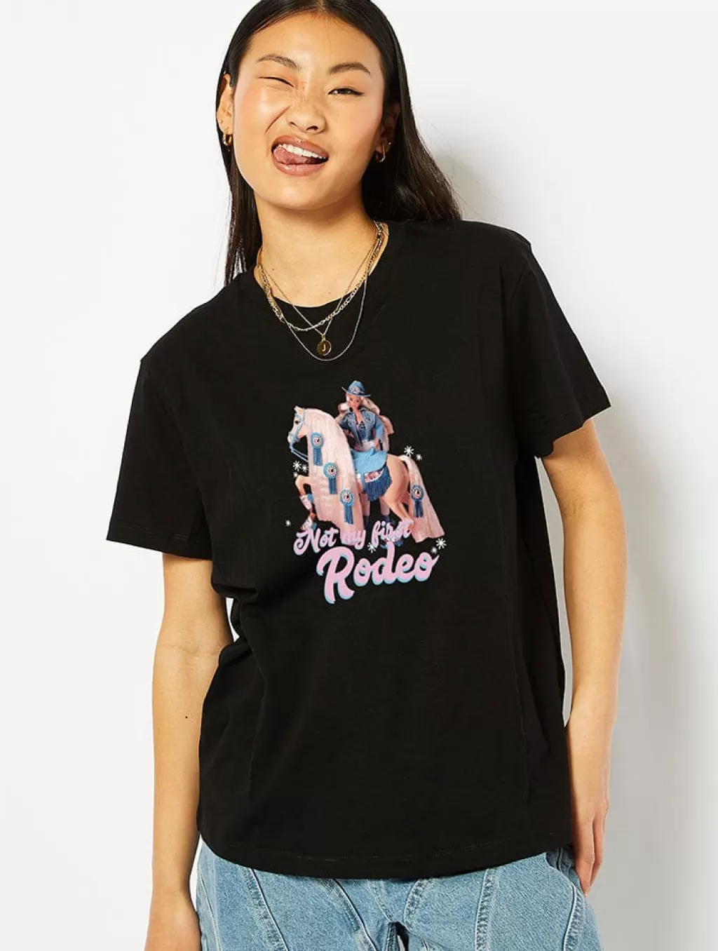 Tops & T-Shirts | Loungewear-Skinnydip London Barbie X Skinnydip Rodeo T-Shirt | Clothing |