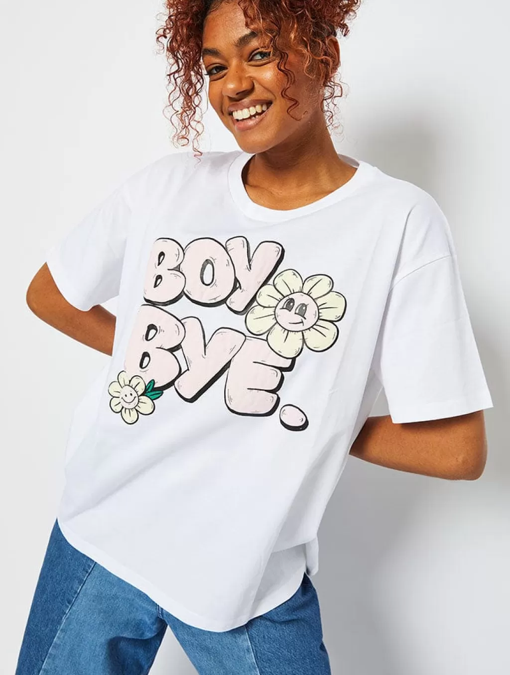 Tops & T-Shirts | Loungewear-Skinnydip London Boy Bye Oversized T-Shirt | Clothing |