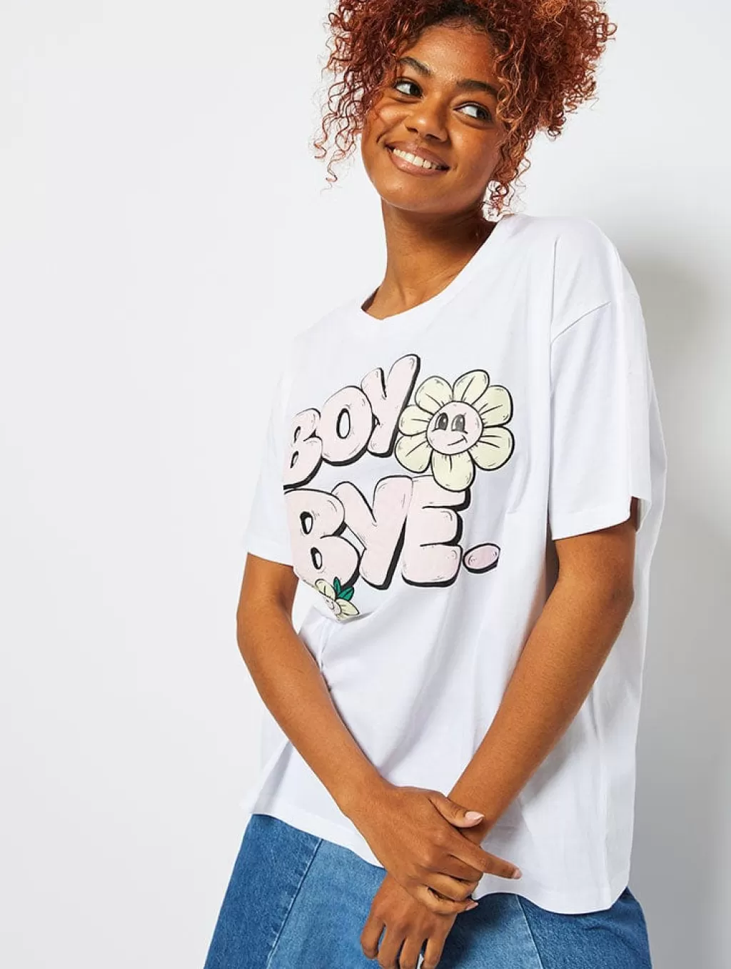 Tops & T-Shirts | Loungewear-Skinnydip London Boy Bye Oversized T-Shirt | Clothing |