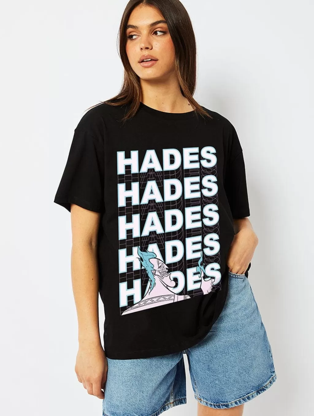 Tops & T-Shirts | Loungewear-Skinnydip London Disney Hades T-Shirt In Black | Hercules Merchandise |