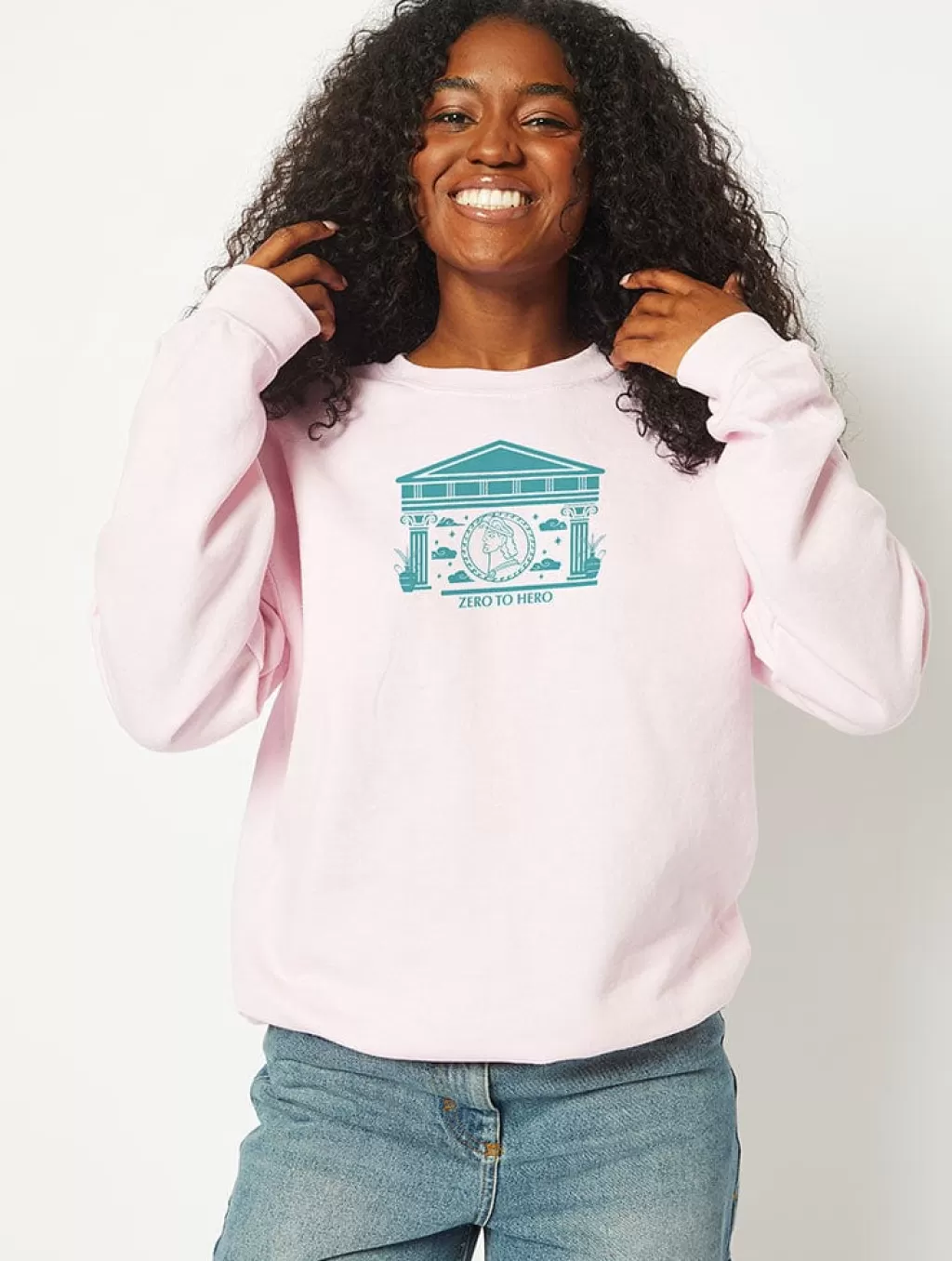 Loungewear | Hoodies & Sweatshirts-Skinnydip London Disney Hercules Pink Graphic Sweatshirt | Clothing |