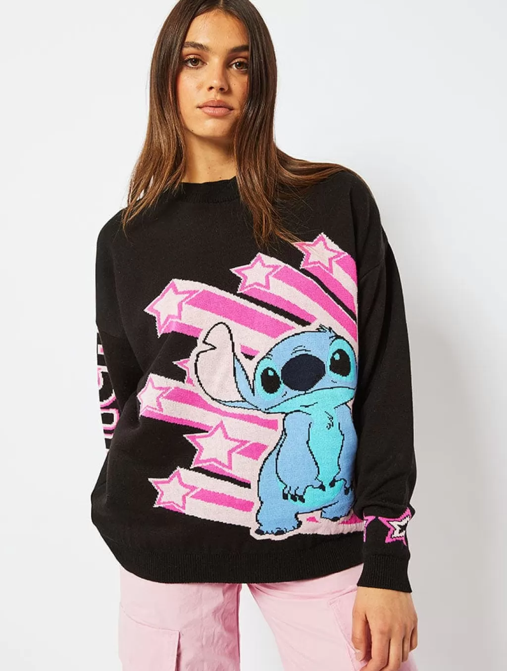 Jumpers & Cardigans | Shop All Clothing-Skinnydip London Disney Star Stitch Knitted Jumper | Disney Clothing |