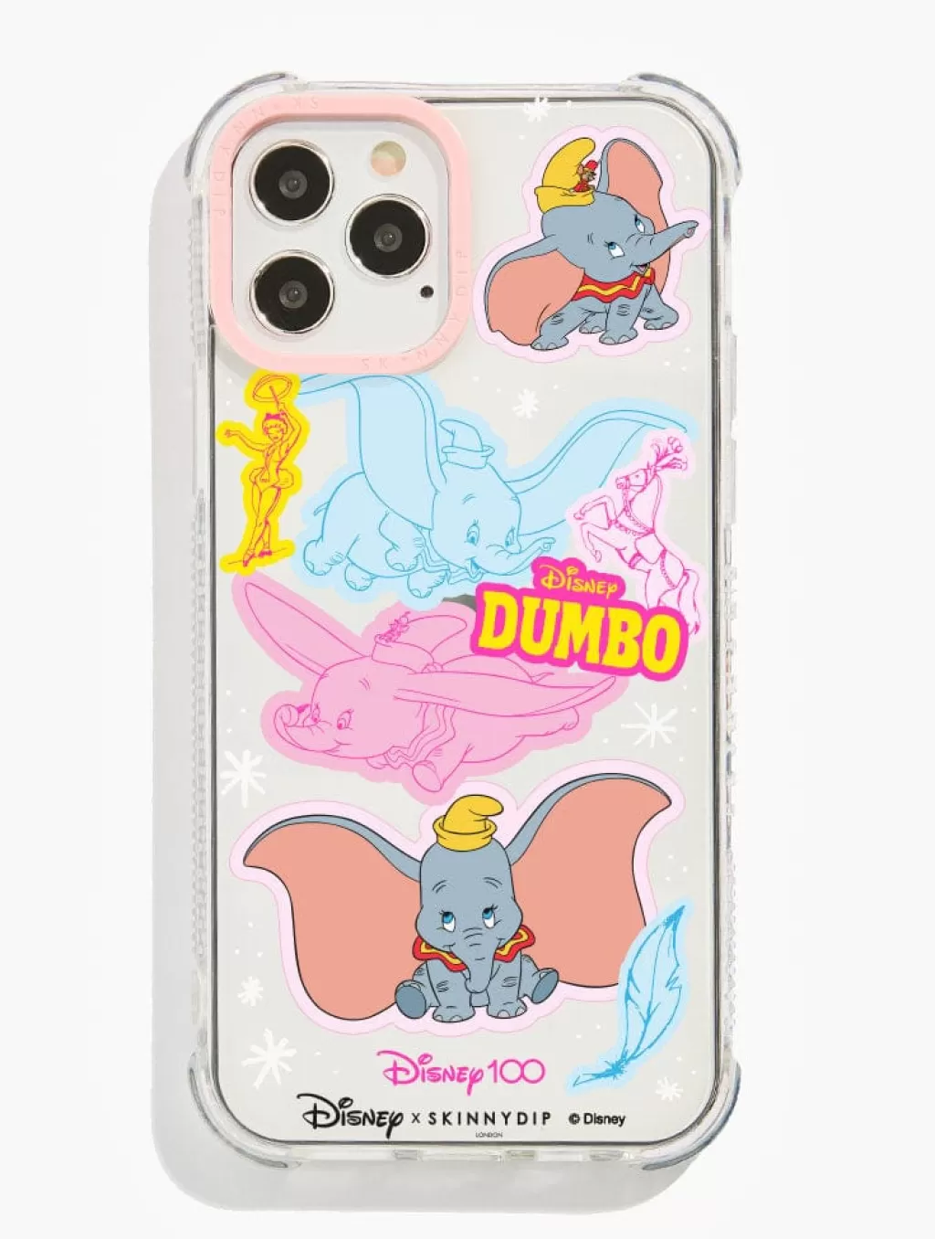 iPhone 12 Pro Cases | Disney 100-Skinnydip London Dumbo 1940's Shock IPhone Case | D100 Phone |