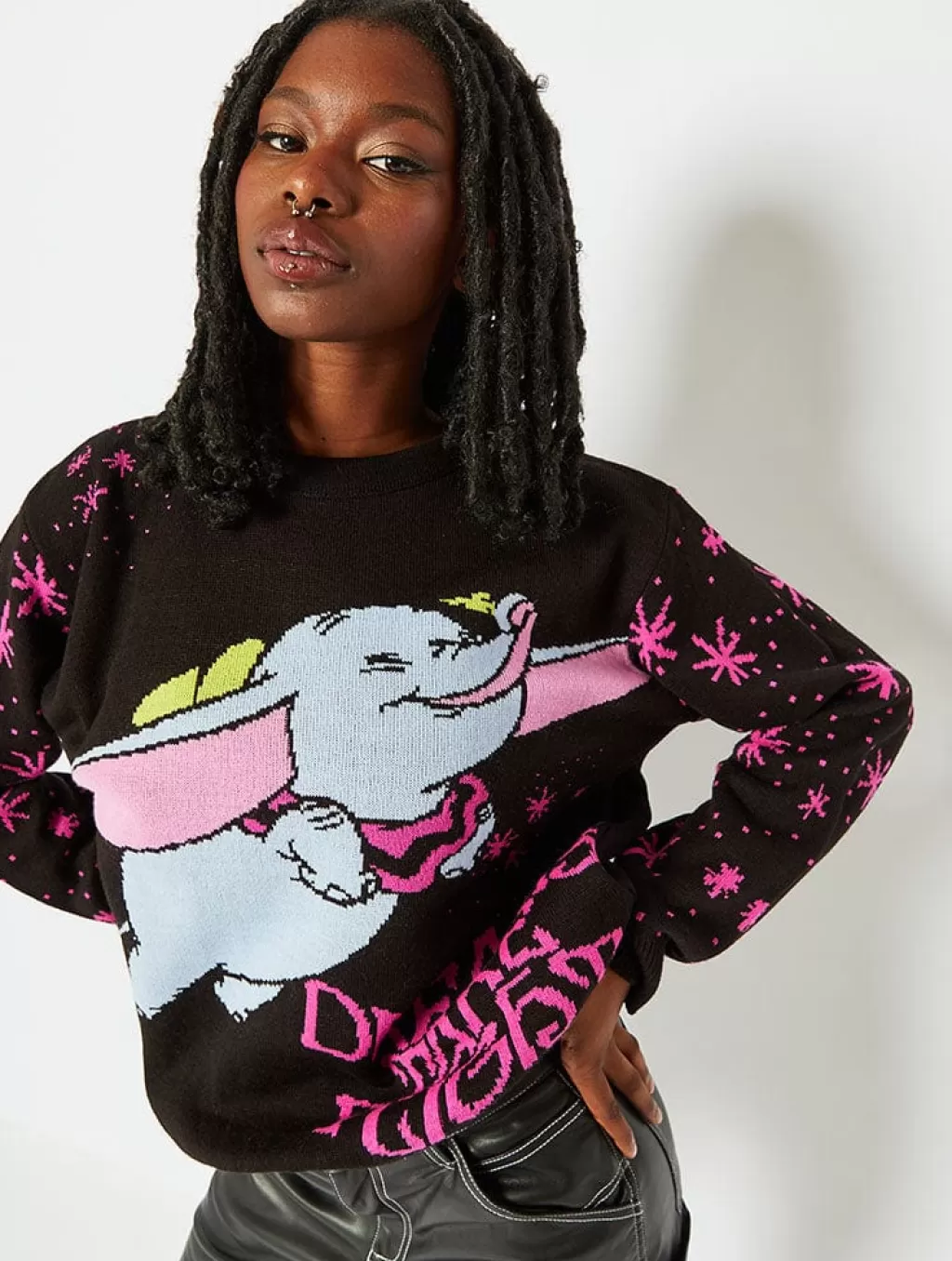 Loungewear | Jumpers & Cardigans-Skinnydip London Dumbo Knitted Jumper | Official Disney Clothing |