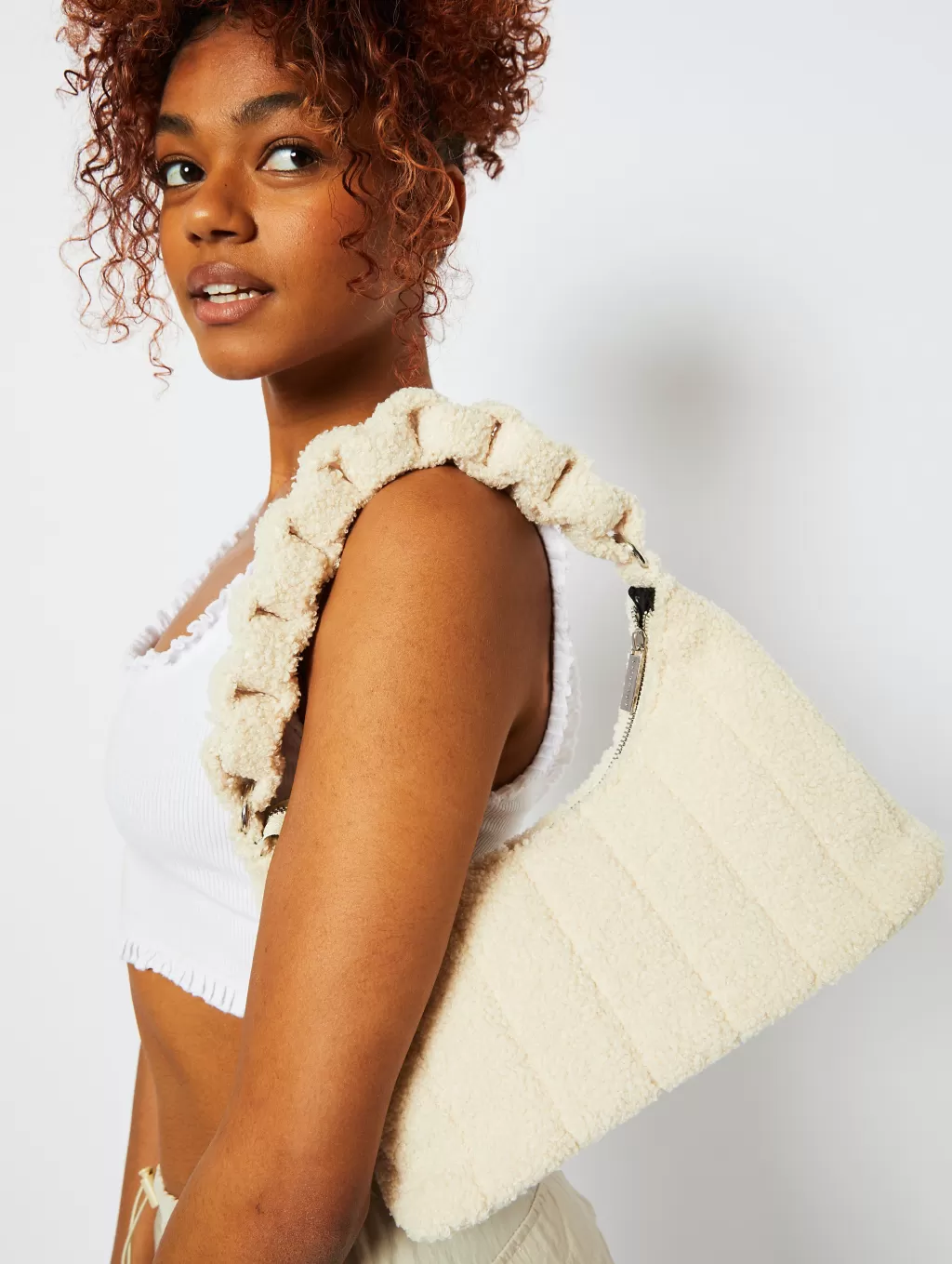 Shop All Accessories | Bags-Skinnydip London Emma Fluff Shoulder Bag | Ladies Handbags |