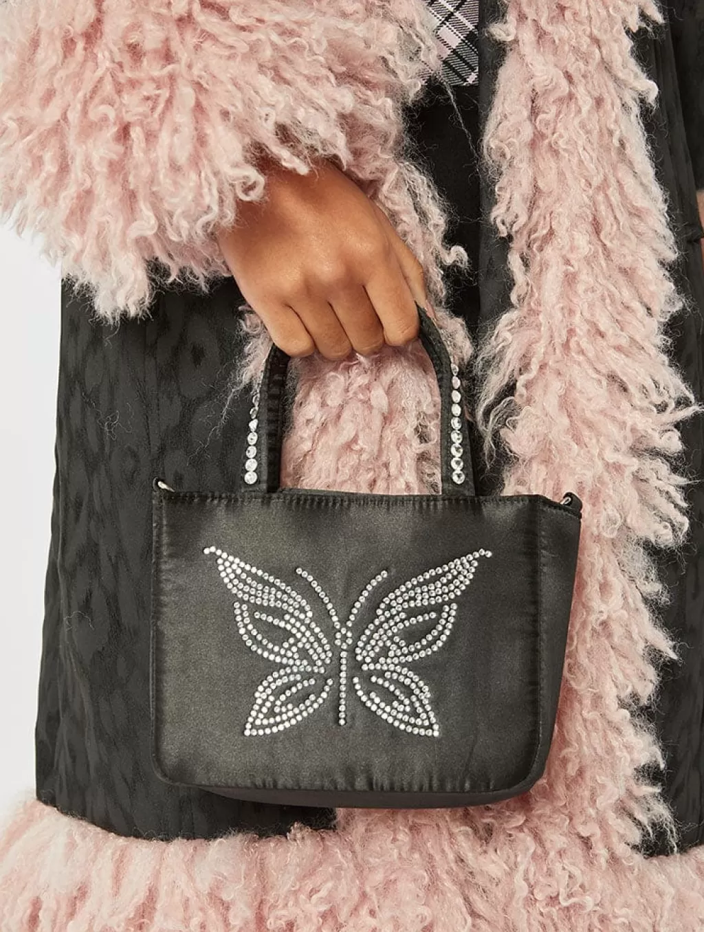 Bags | Shop All Accessories-Skinnydip London Evie Noir Bling Butterfly Tote Bag