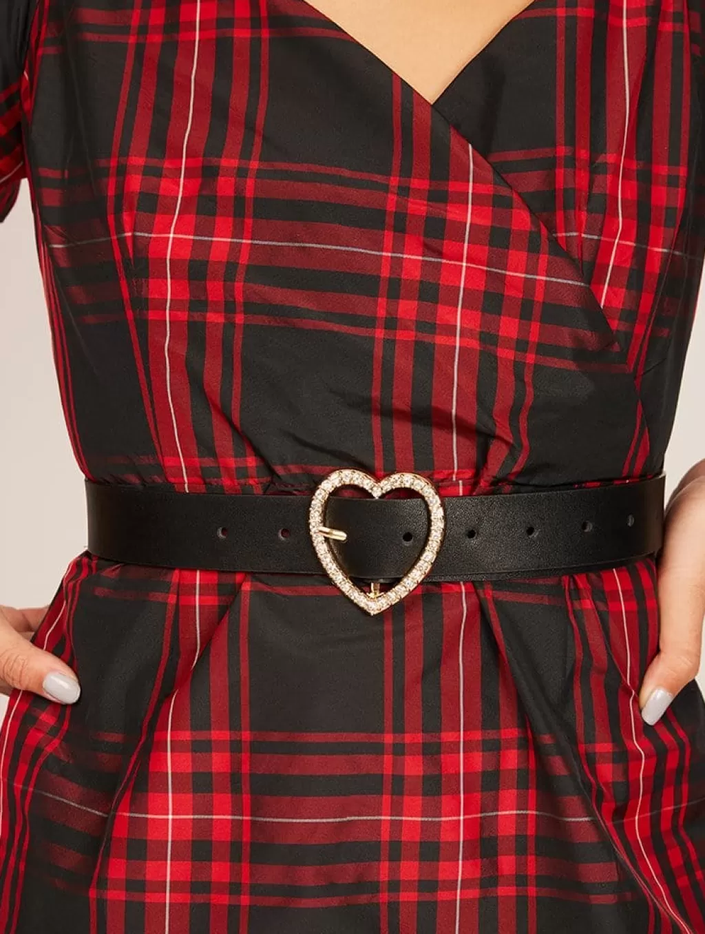 Shop All Accessories-Skinnydip London Heart You Belt | Black Heart Belt |