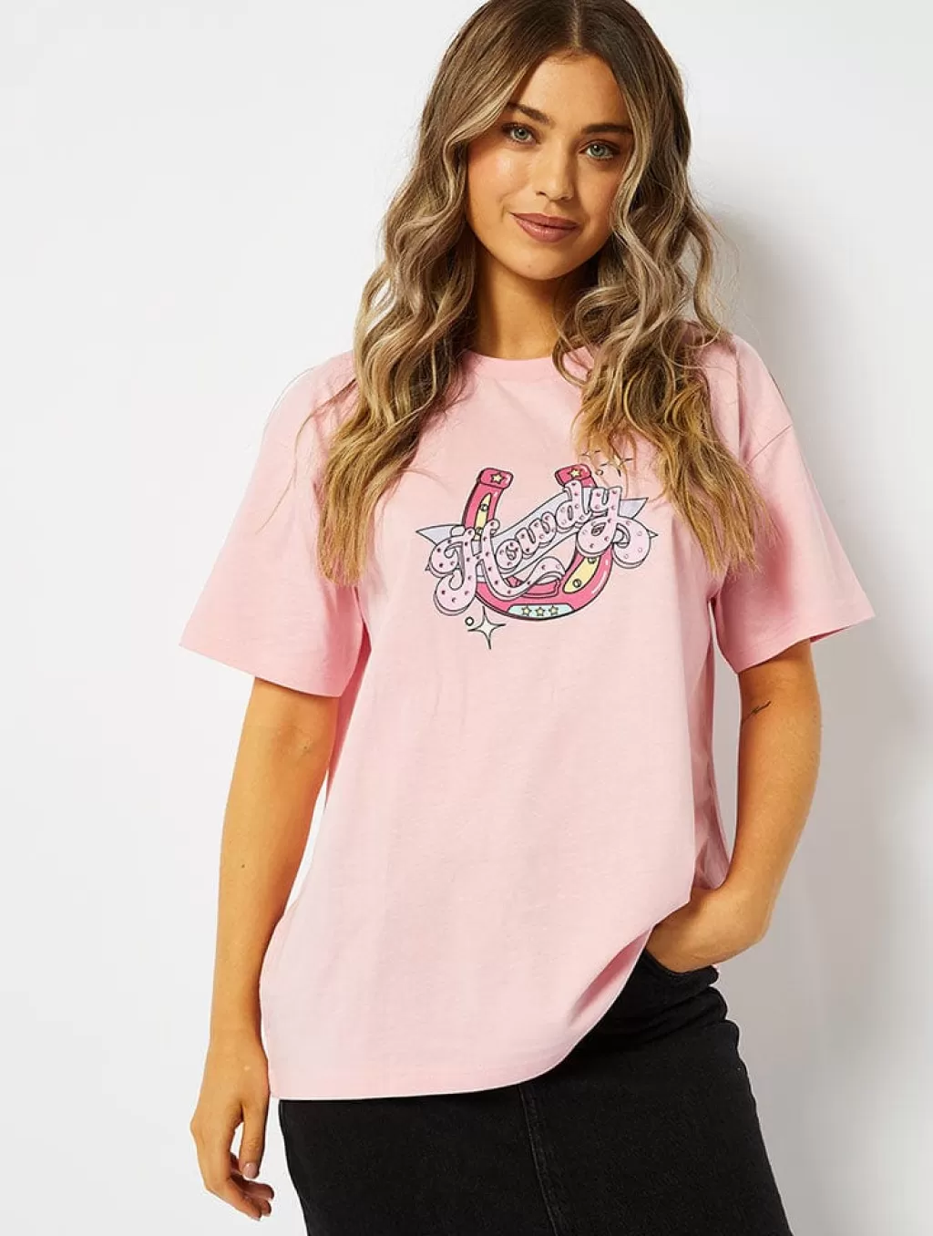 Loungewear-Skinnydip London Howdy Graphic Oversized T-Shirt | Clothing |