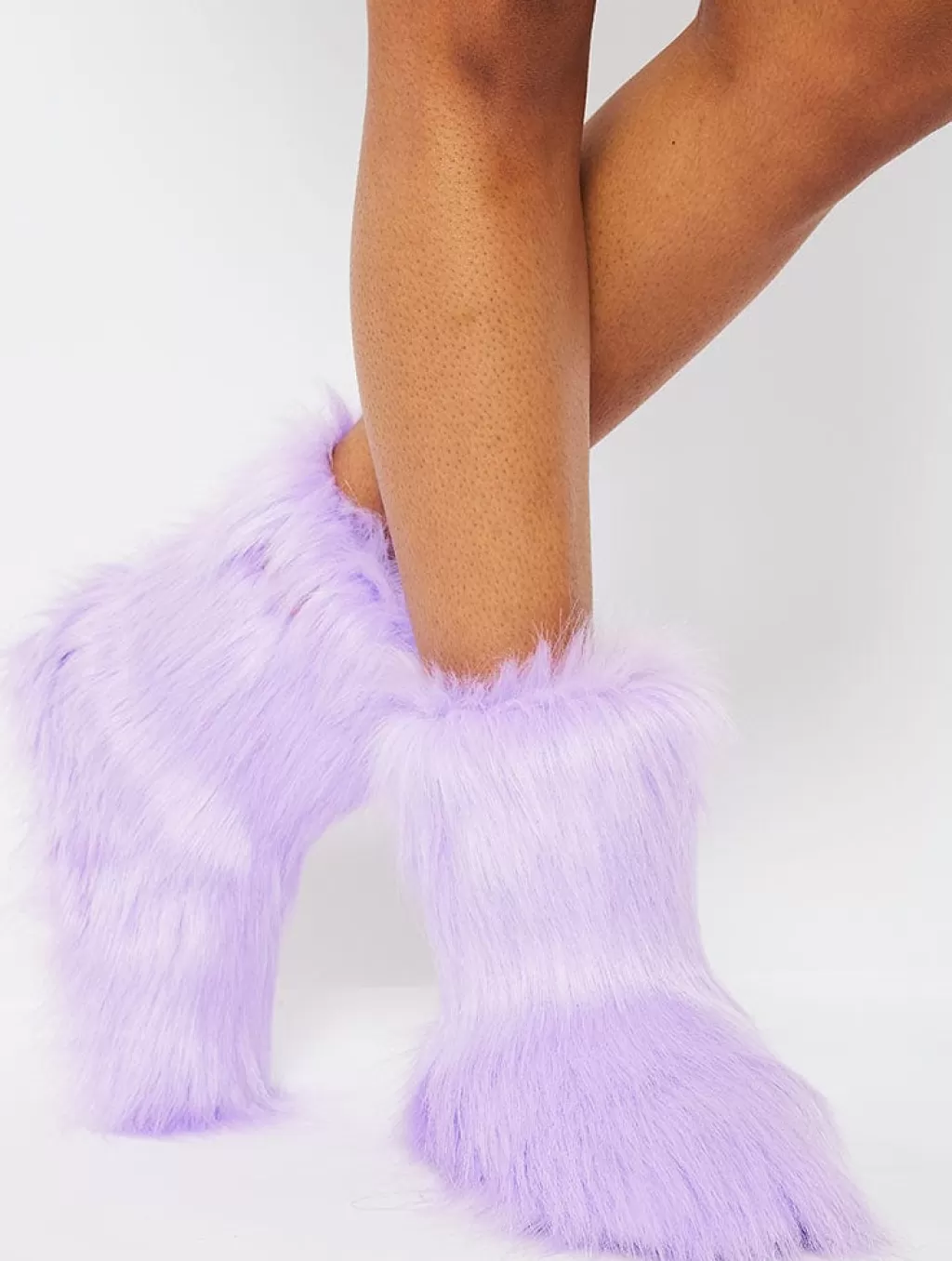 Nightwear | Loungewear-Skinnydip London Lilac Fluffy Slipper Boots | Women's Slippers |