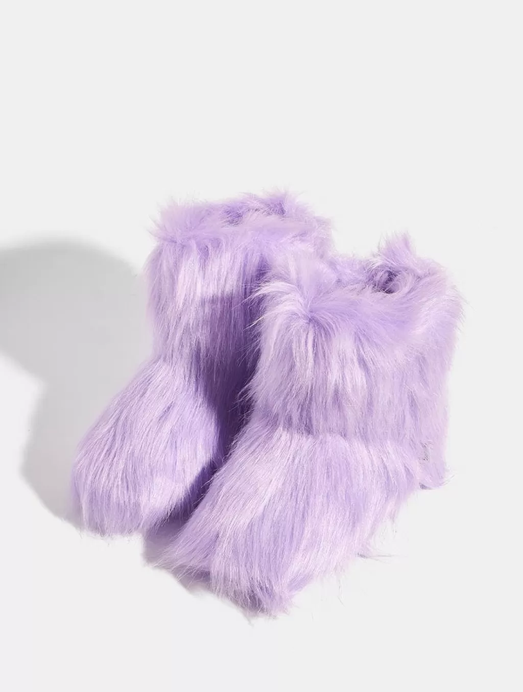 Nightwear | Loungewear-Skinnydip London Lilac Fluffy Slipper Boots | Women's Slippers |