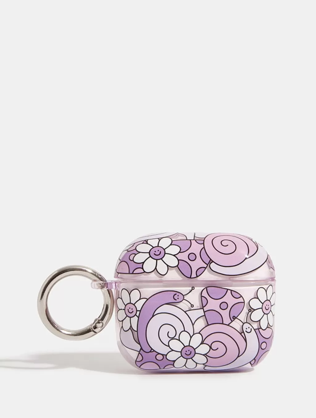 Airpods Cases-Skinnydip London Lilac Snail AirPods Case | Protective AirPods Cases |