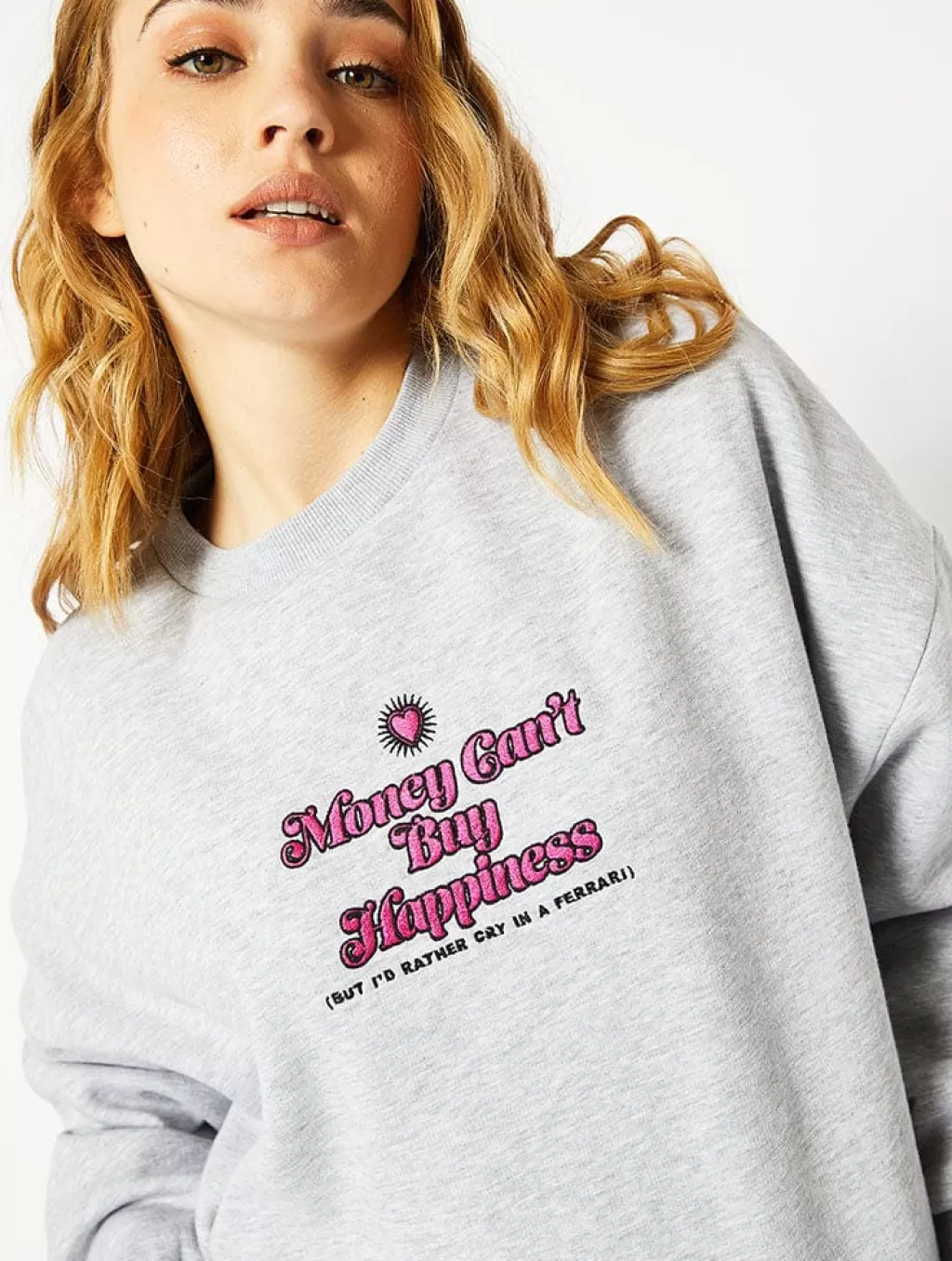 Loungewear | Shop All Clothing-Skinnydip London Money Cant Buy Happiness Sweatshirt | Sweatshirts & Hoodies | Skinnydip