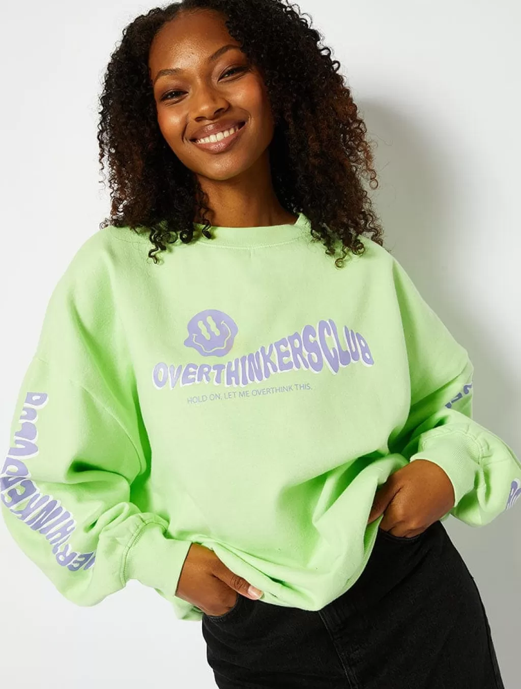 Hoodies & Sweatshirts-Skinnydip London Overthinkers Club Sweatshirt | Slogan Sweatshirts |