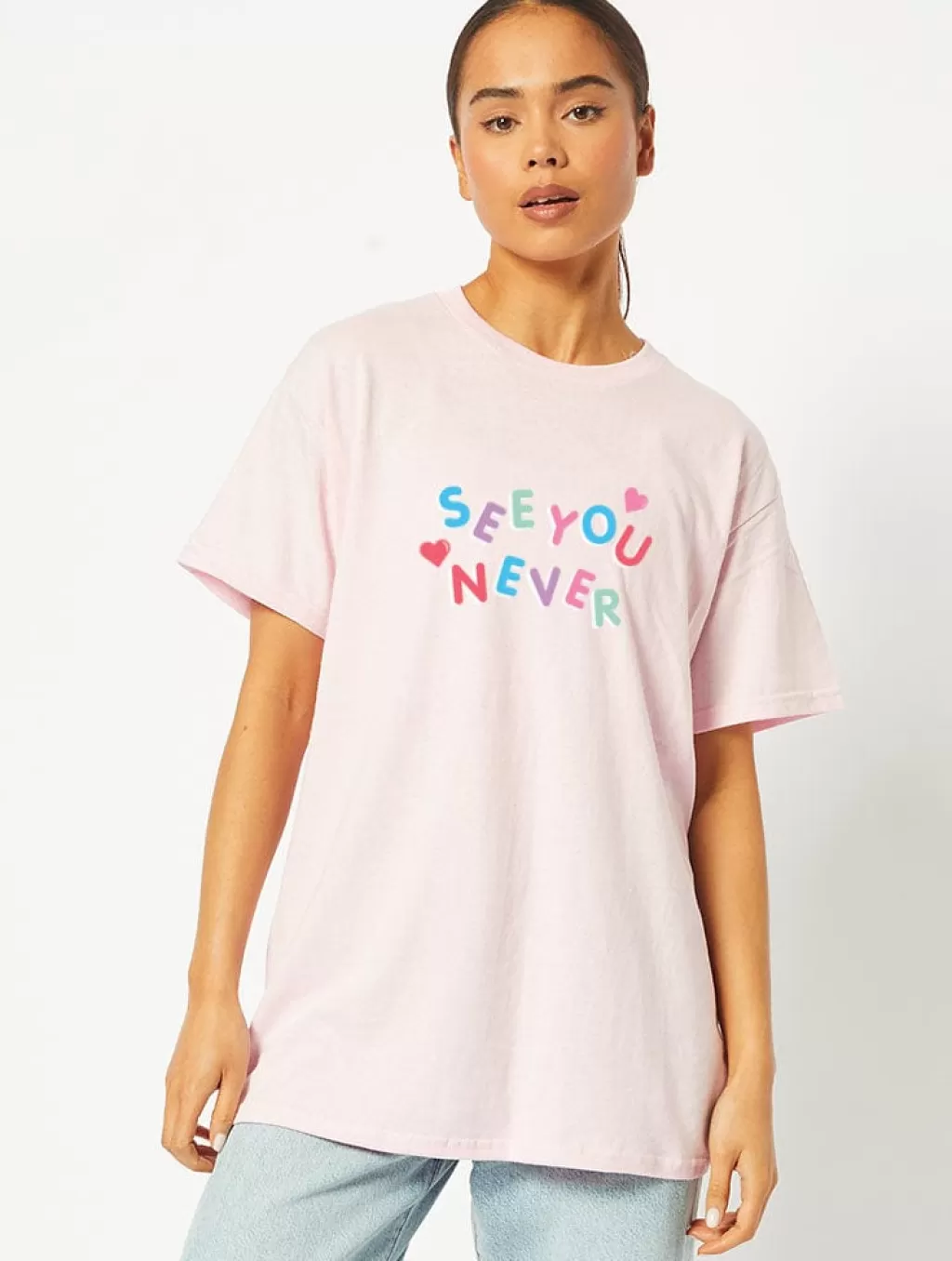 Tops & T-Shirts | Loungewear-Skinnydip London See You Never Pink T-Shirt | Graphic T-Shirts |