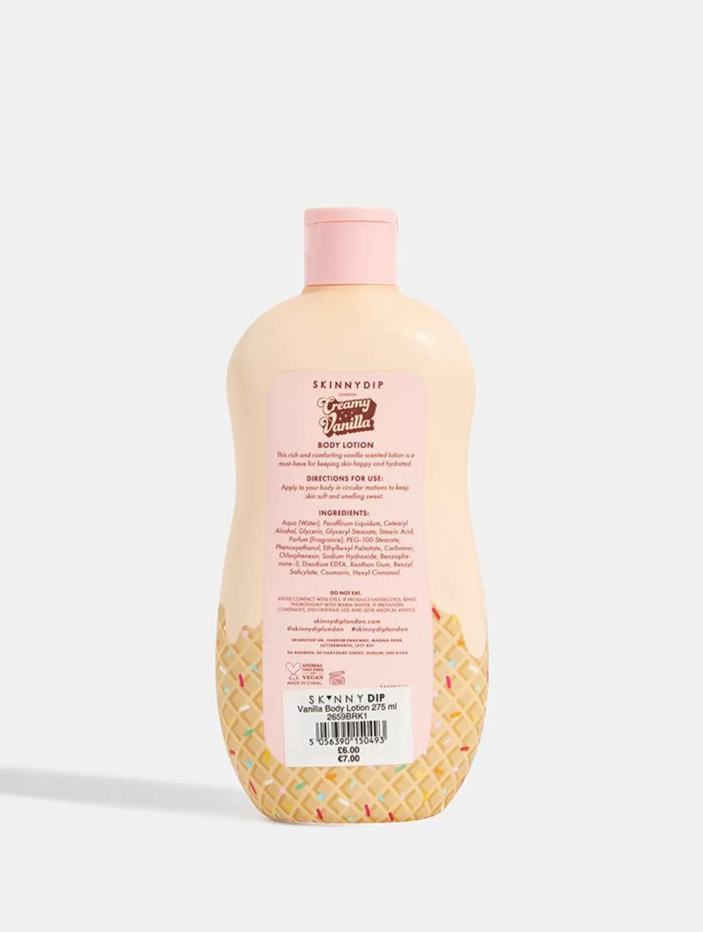 Shop All Accessories | Beauty-Skinnydip London Vanilla Body Lotion 275 Ml | Bath & Body | Skinnydip