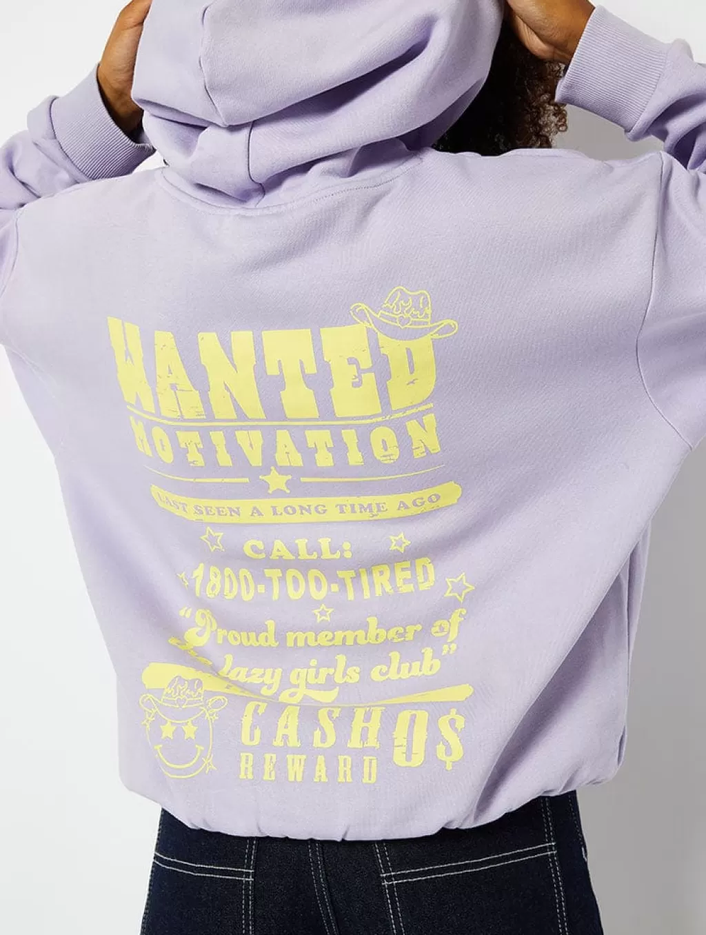 Loungewear | Shop All Clothing-Skinnydip London Wanted Motivation Oversized Hoodie | Slogan Hoodie | Skinnydip